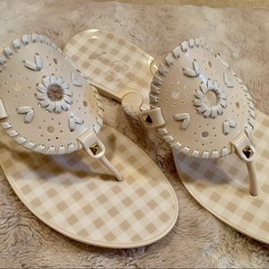 Jack Rogers Georgica Jelly Checked Sandals